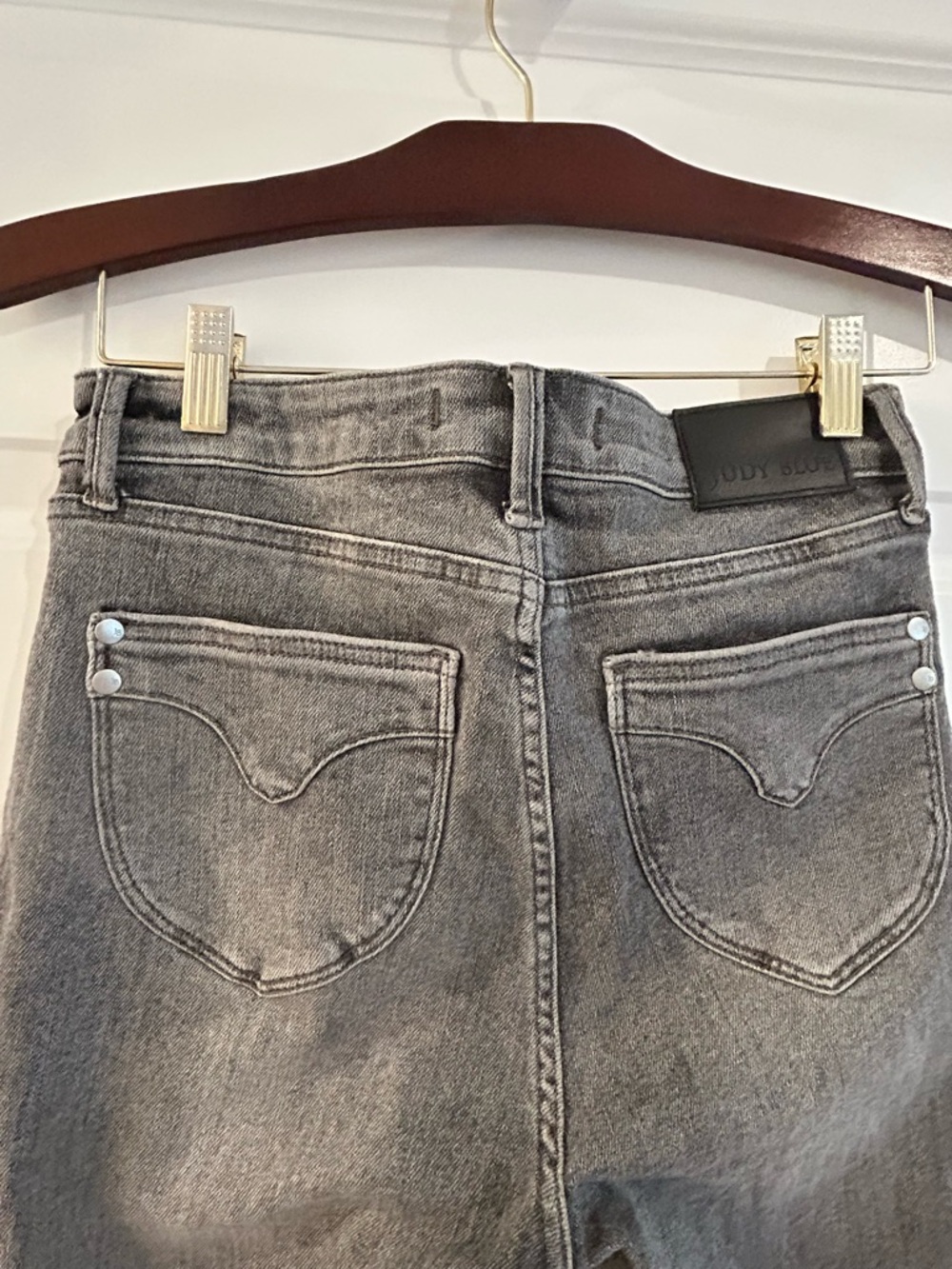 Judy Blue Skinny Jeans Gray Size 7 / 28 - Picture 7 of 10